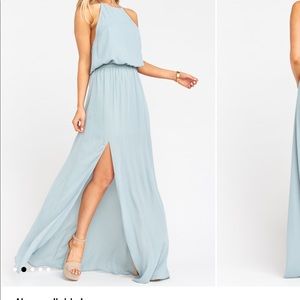 Show Me Your Mumu Heather halter bridesmaid dress